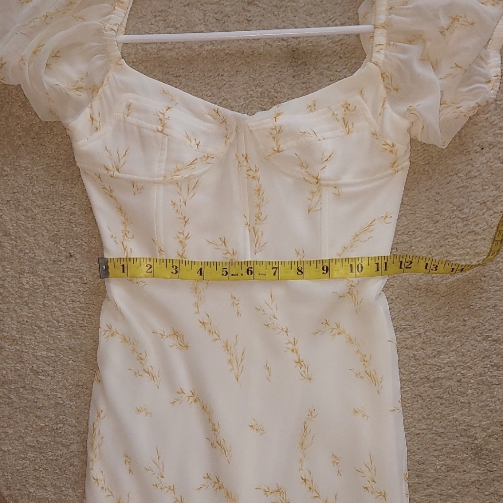 Sabo Skirt Luca Maxi Puff Sleeve Dress Sz XS - Picture 13 of 16